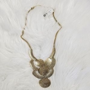 NY & Co. Gold Statement Necklace